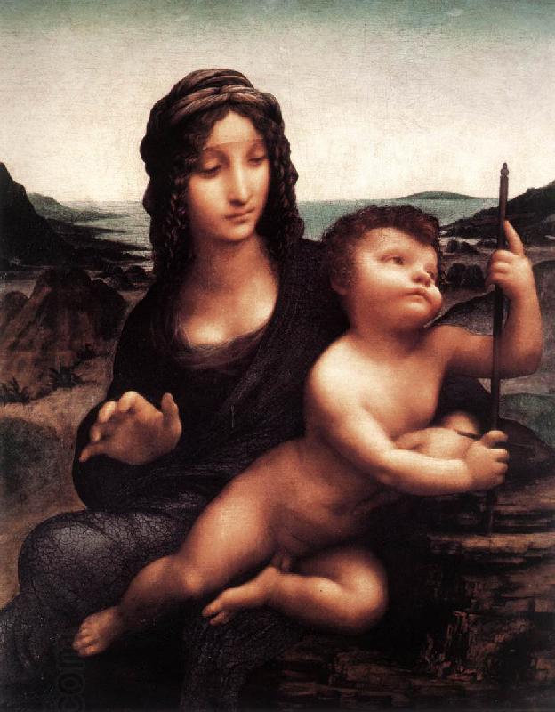 LEONARDO da Vinci Madonna of the Yarnwinder China oil painting art